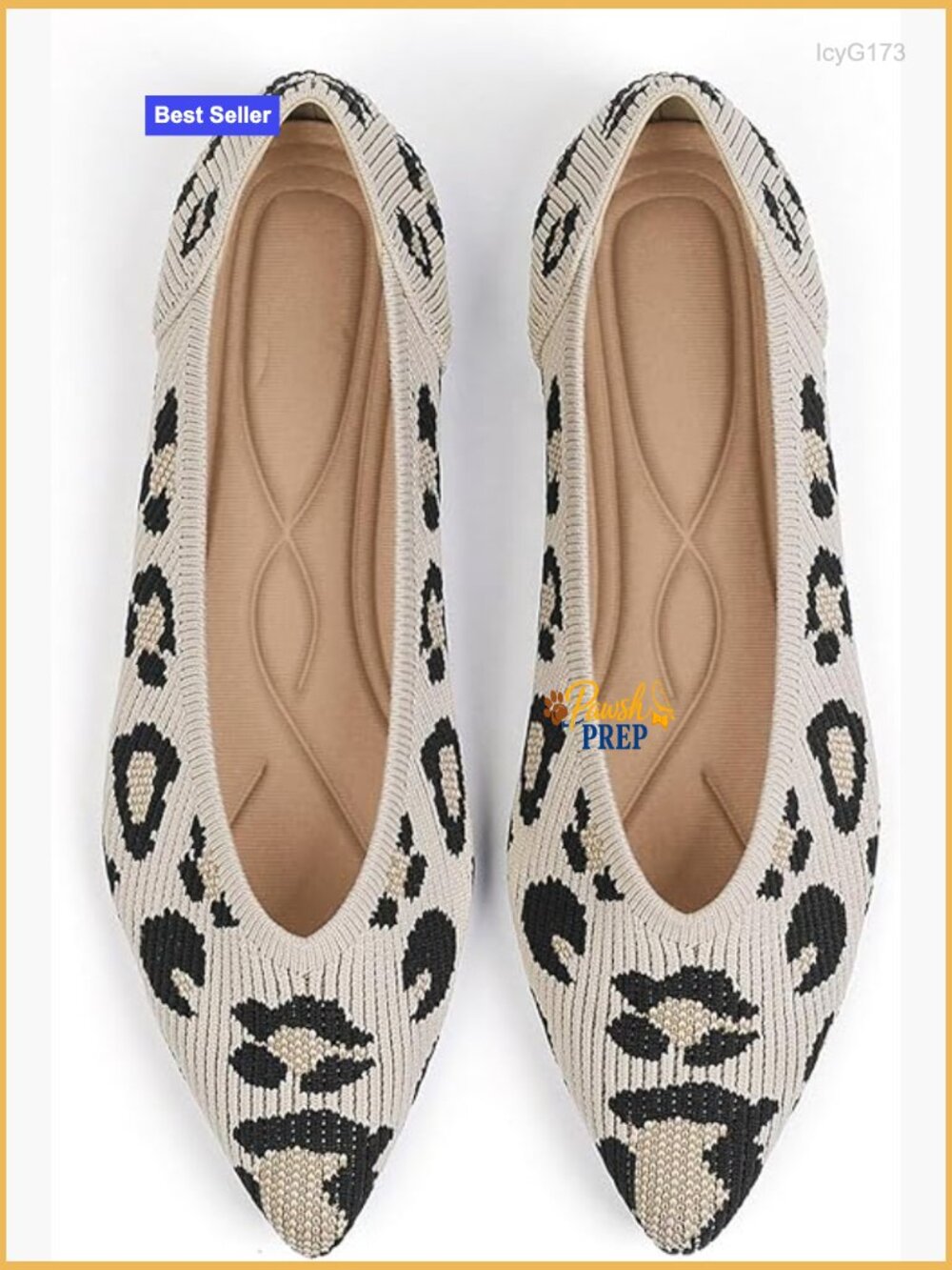 Womens Pointed Toe Knit Ballet Flats Slip On Comfort Dressy Walking Shoes